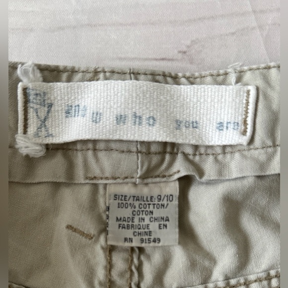 Vintage 90s Y2K Generation X Khaki Shorts | Size 9/10 Summer Retro Vintage Cute - Picture 4 of 7